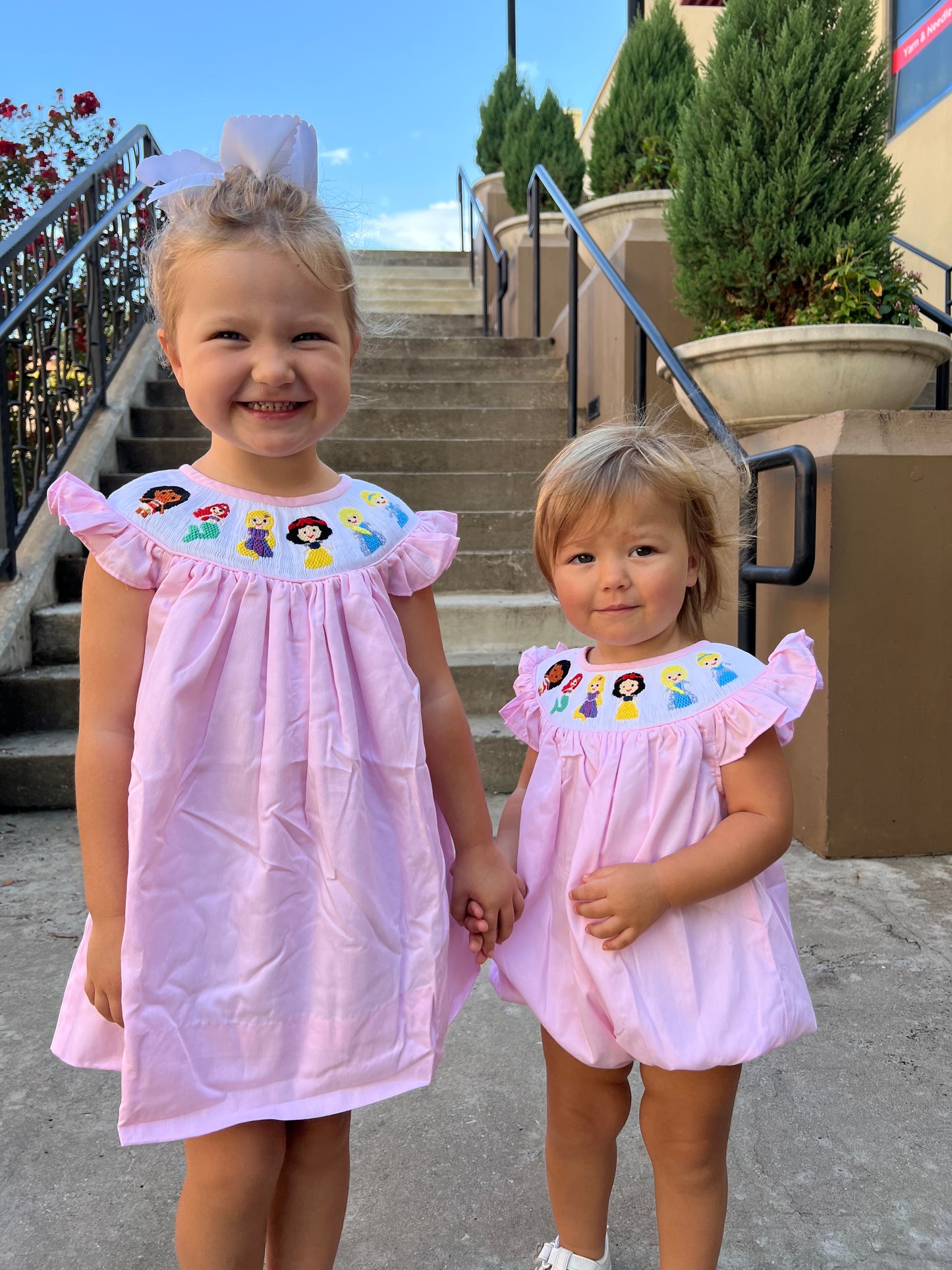 Favorite princesses smocked dress