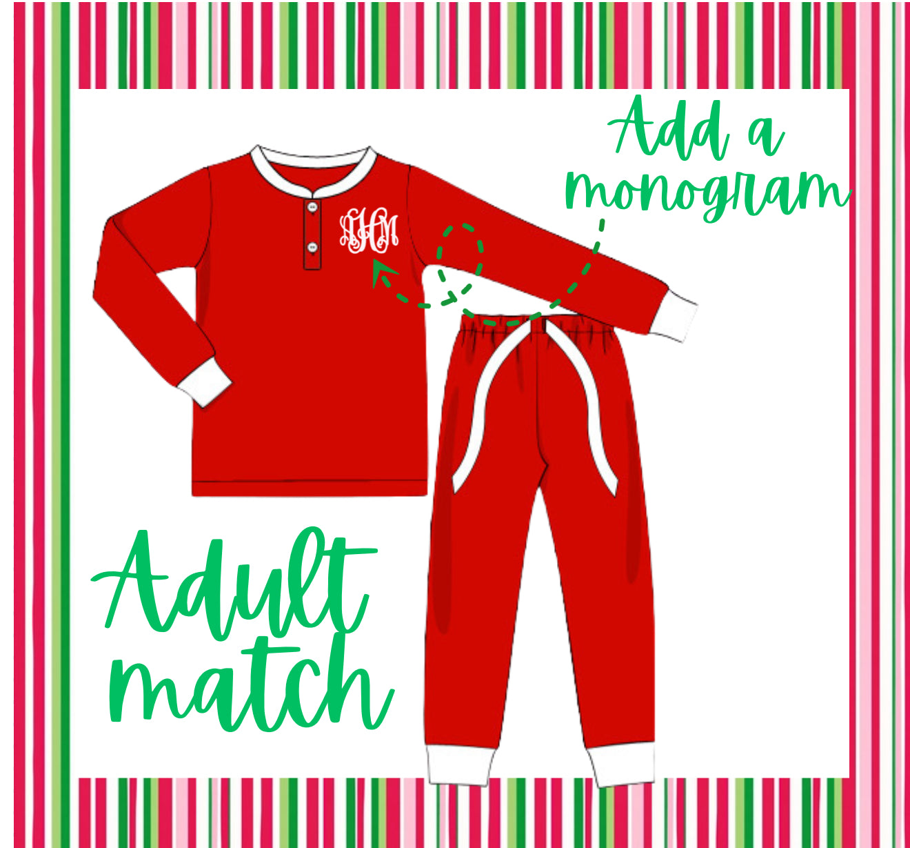 Adult Christmas pajama