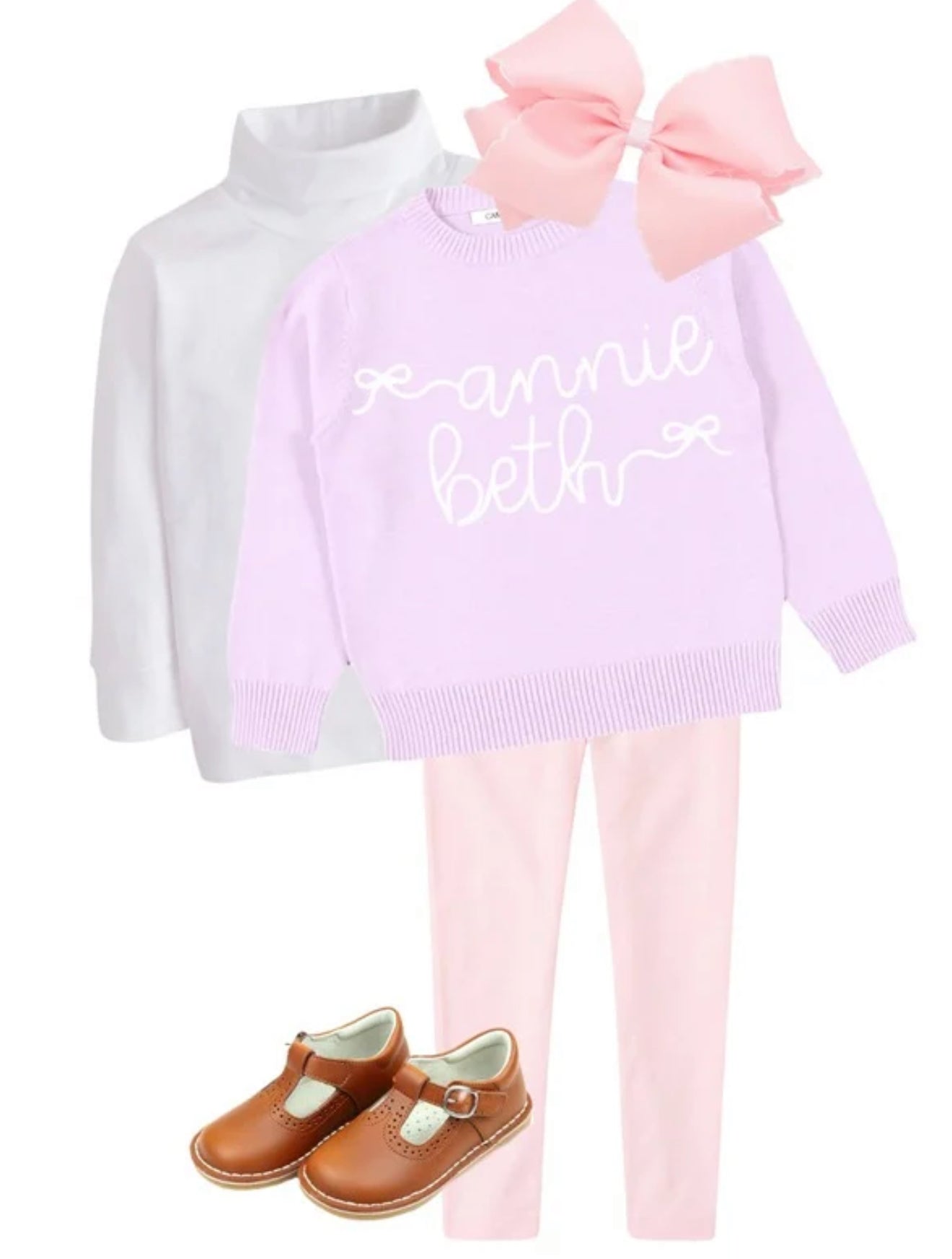 Lavender custom campure sweater