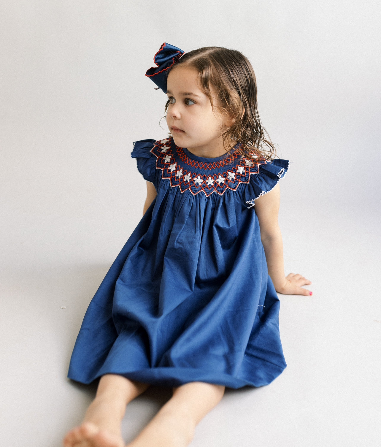 Navy stars dress
