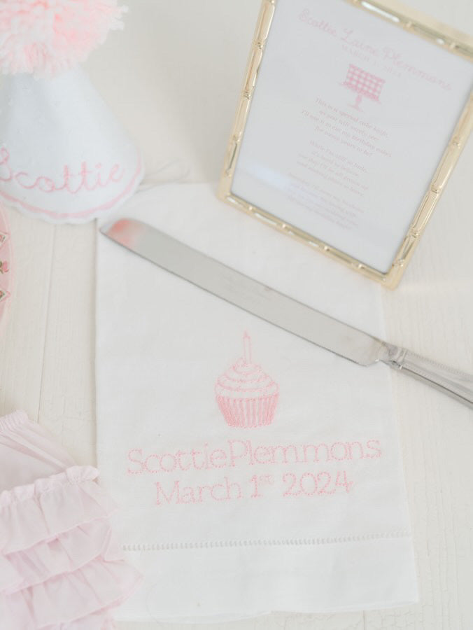 Heirloom Birthday Tea Towel Linen