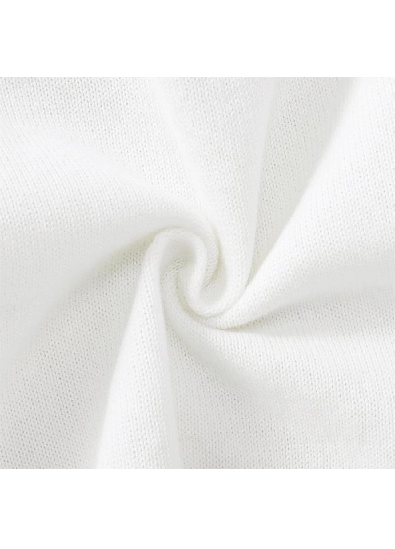 White campure sweater
