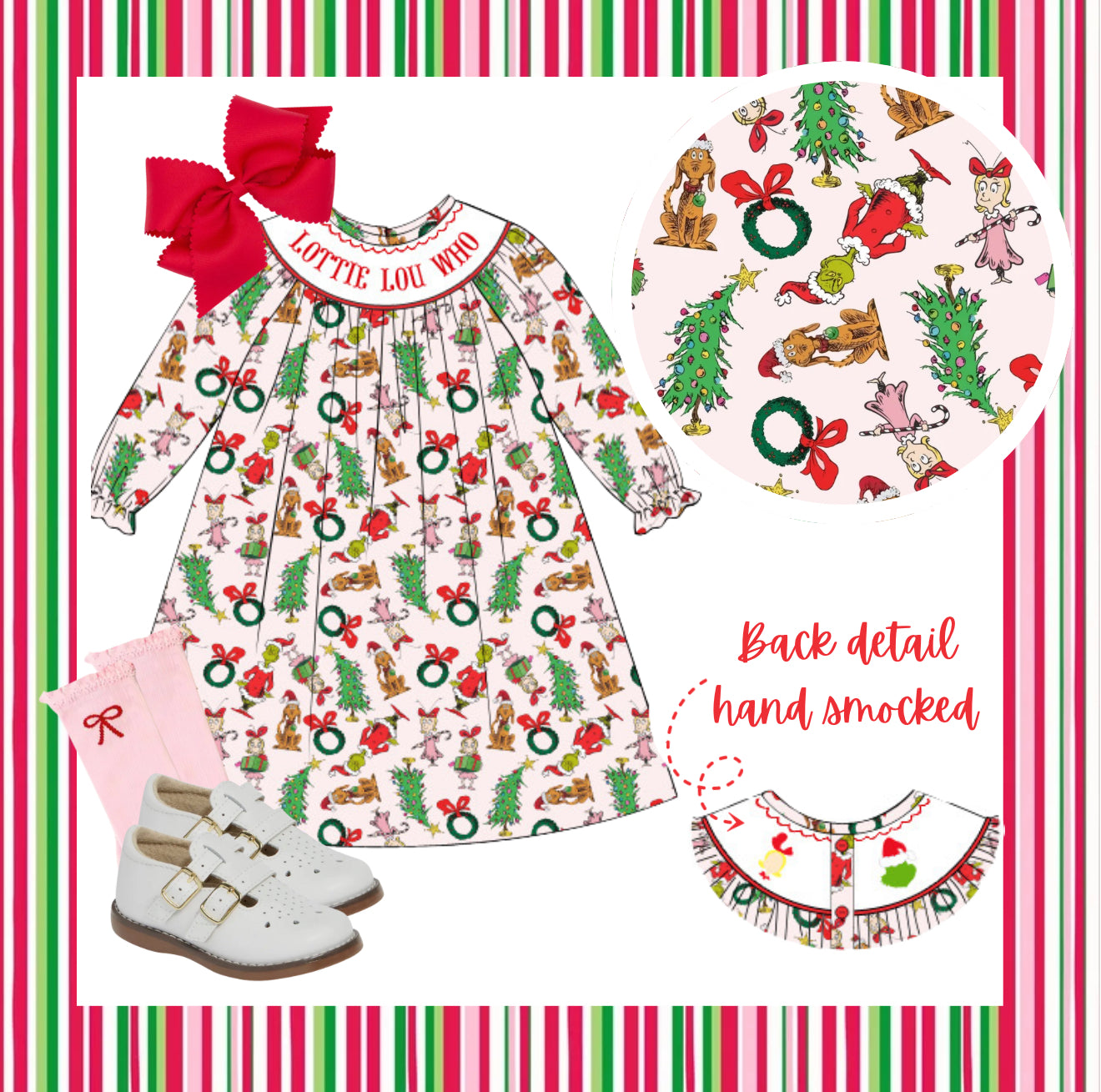 Lou Who Smock dress