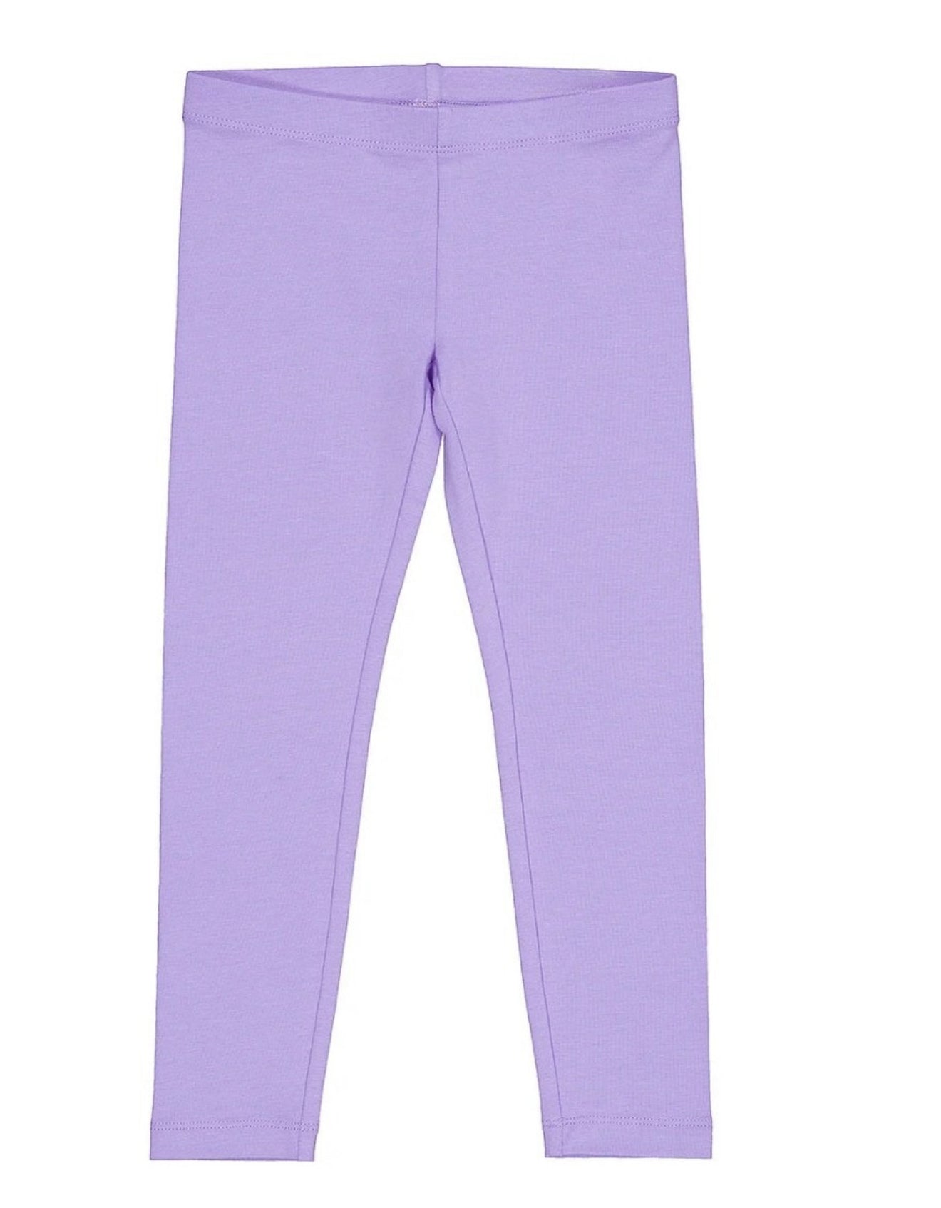 Light purple knit cotton leggings