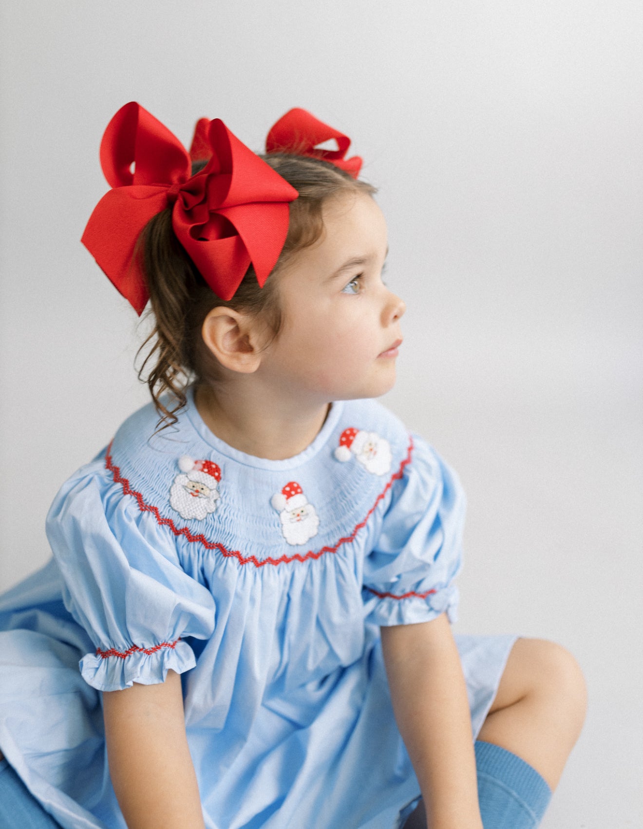 Smocked Santa dress