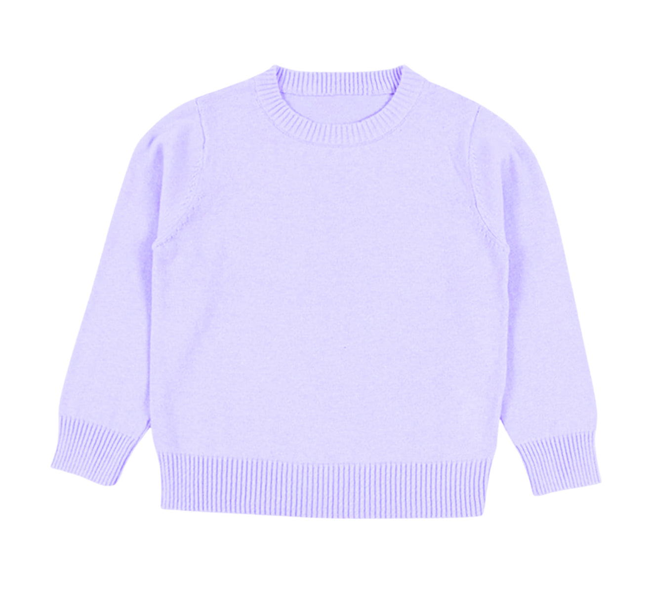 Lavender custom campure sweater