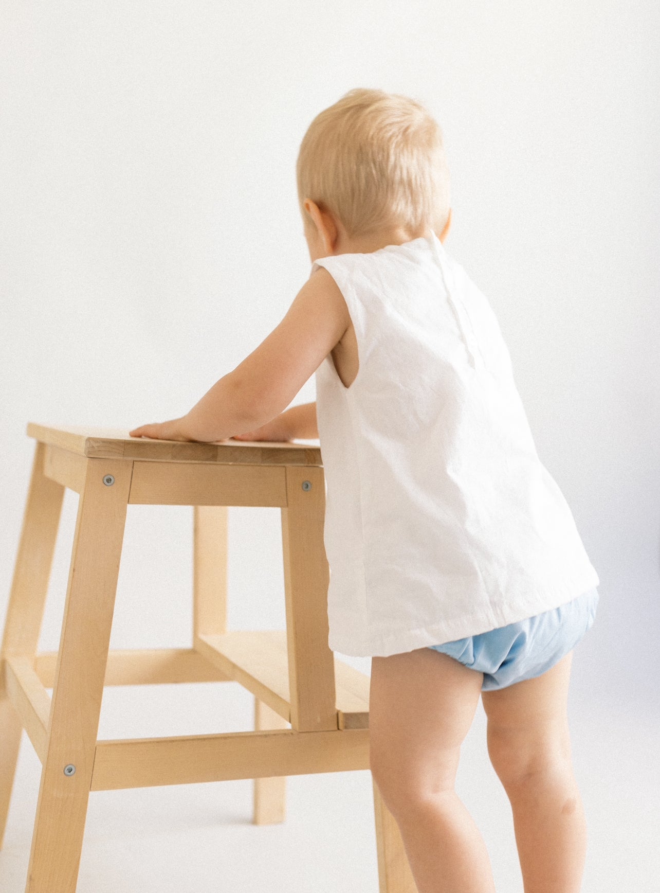 Blue diaper set