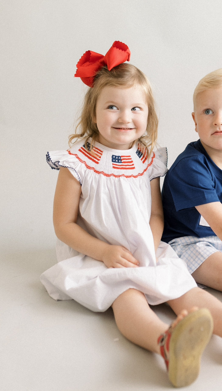 USA smock dress