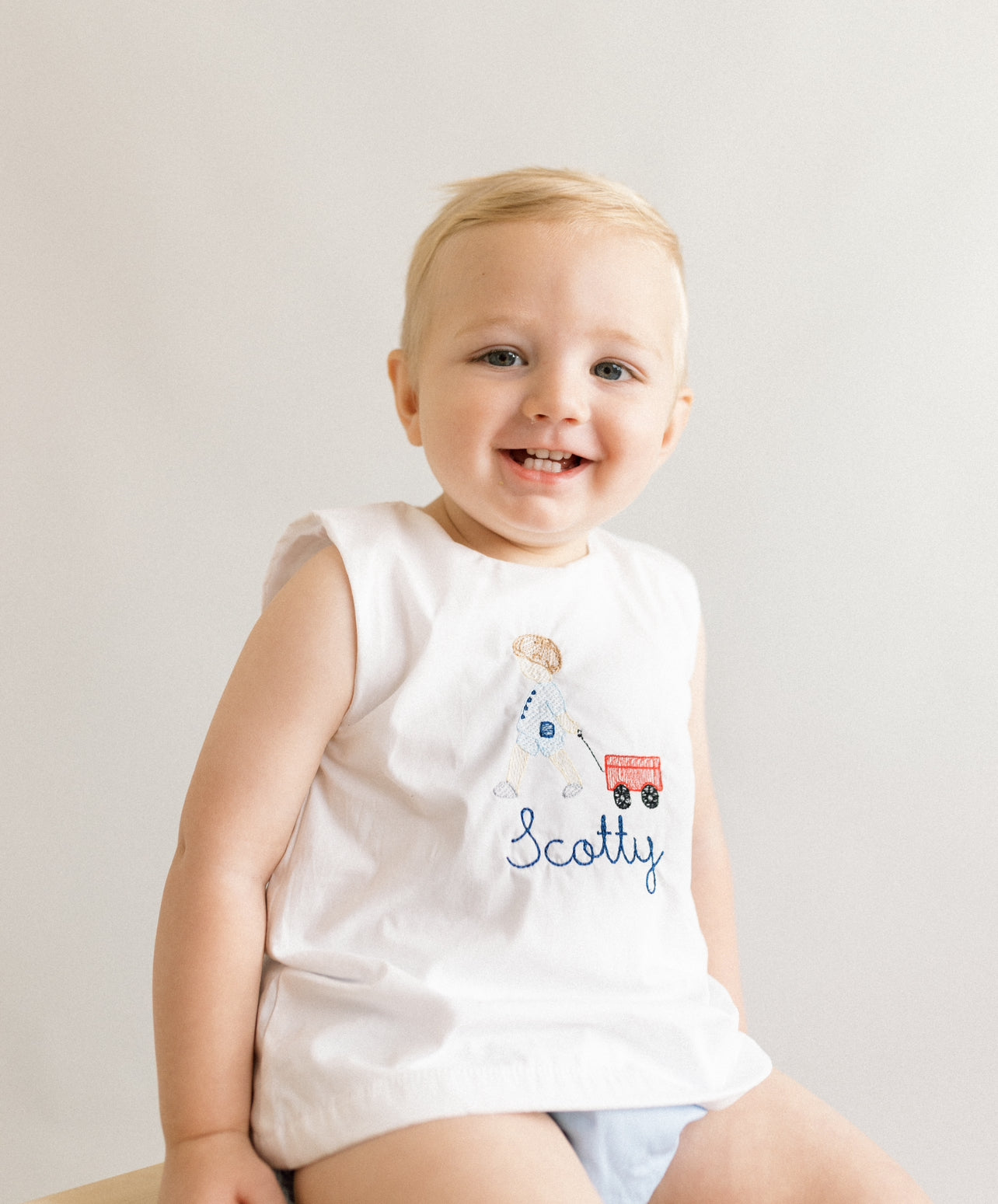 Blue diaper set