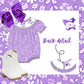 Wildcats smocked set PREORDER