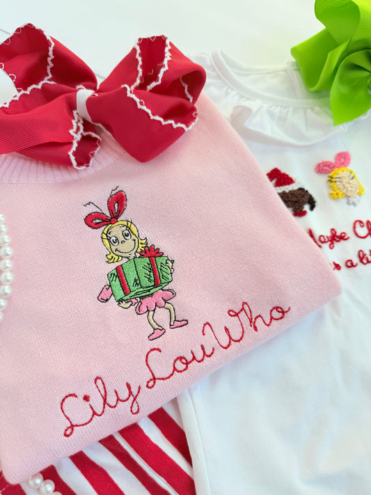 Custom Lou Who sweater