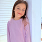 Lavender custom campure sweater