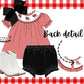 Dawgs hand smocked set PREORDER