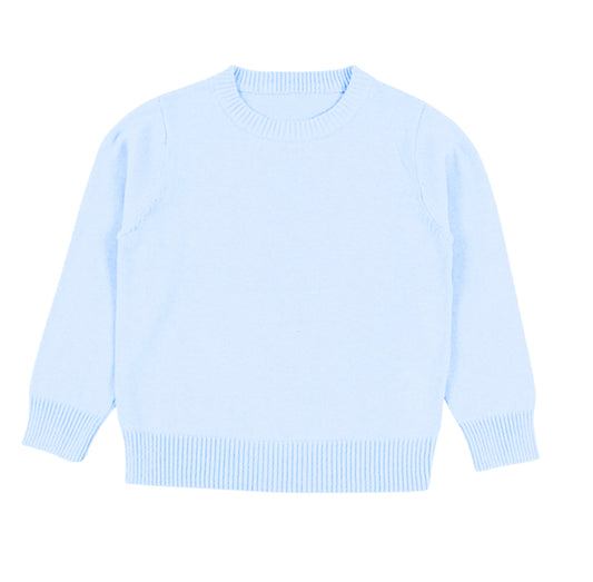 Light blue custom campure sweater
