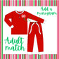 Adult Christmas pajama