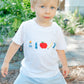 Boys back to school french knot short set