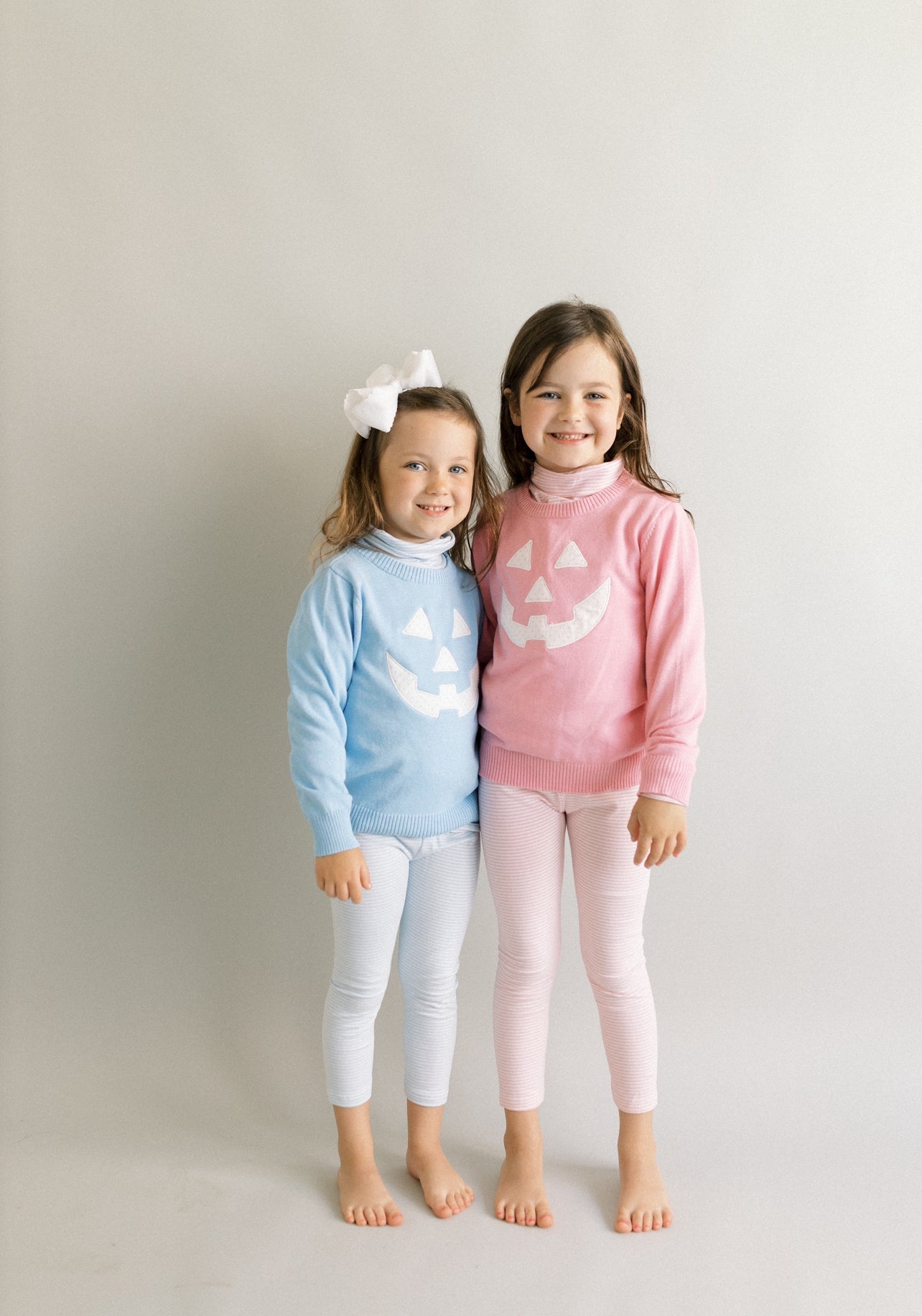 Pumpkin appliqué sweater