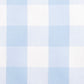 Boys light blue large gingham shorts