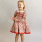 Girls Christmas floral dress