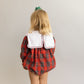 Plaid girls  Christmas bubble