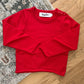 Fine knit Red roll neck sweater