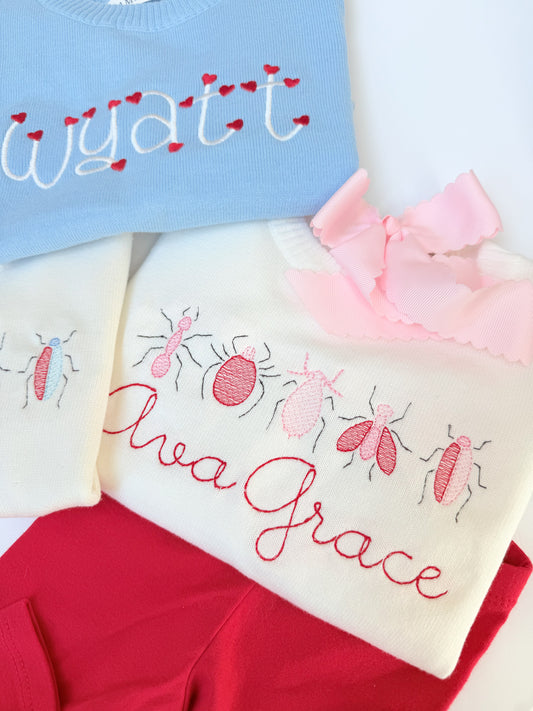 Love bugs sweater