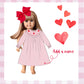 Valentines Day Dolly Smock Dress