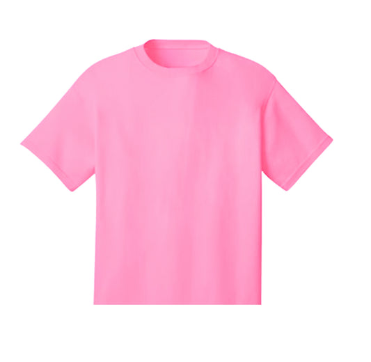 Medium pink cotton t shirt