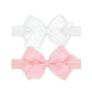 2 pack of baby headband bows