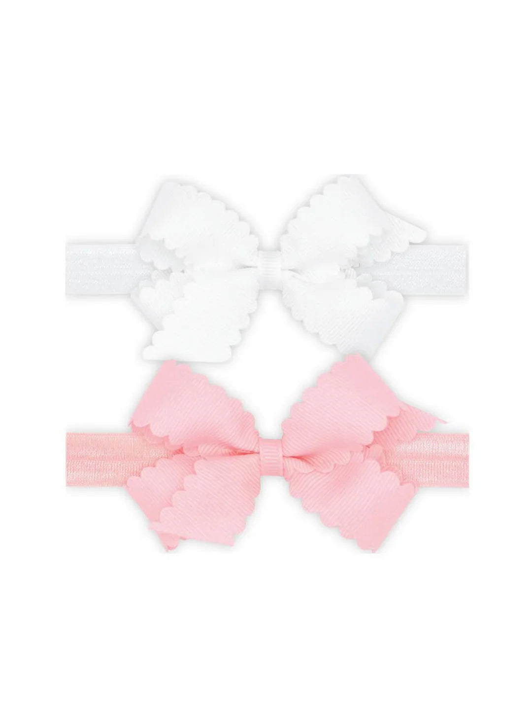 2 pack of baby headband bows