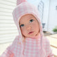 Knit cotton winter hat