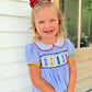 Hand smocked crayons dress