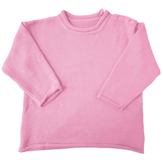 Pink roll neck sweater