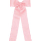 🎀 pink streamer bow on alligator clip