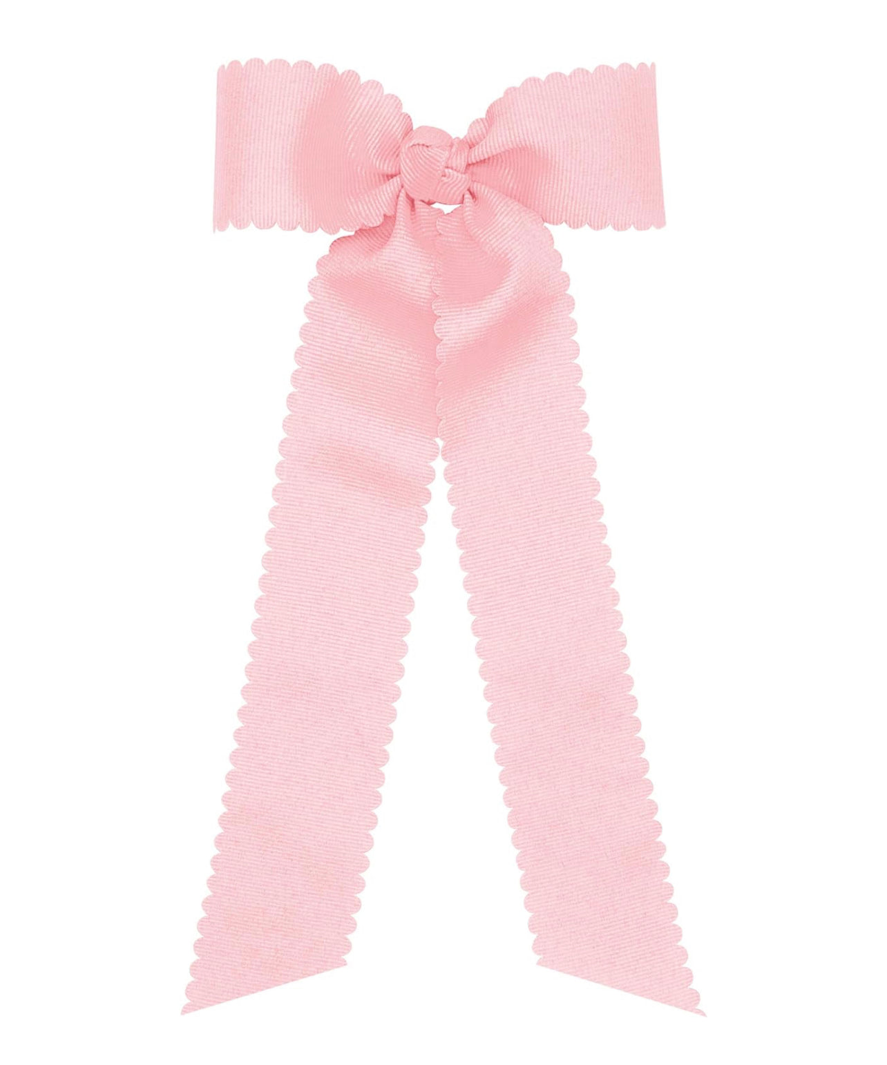 🎀 pink streamer bow on alligator clip