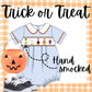Boys Trick or treat smock bubble