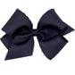 Navy blue bow with navy stitch
