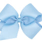 Blue 6” bow with scallops