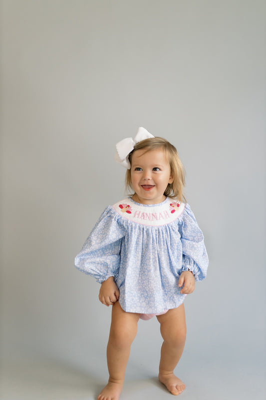Turkey smocked diaper set