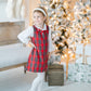 Girls plaid dress set