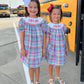 Back to school name smock dress