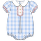 Bullion bunny blue gingham bubble