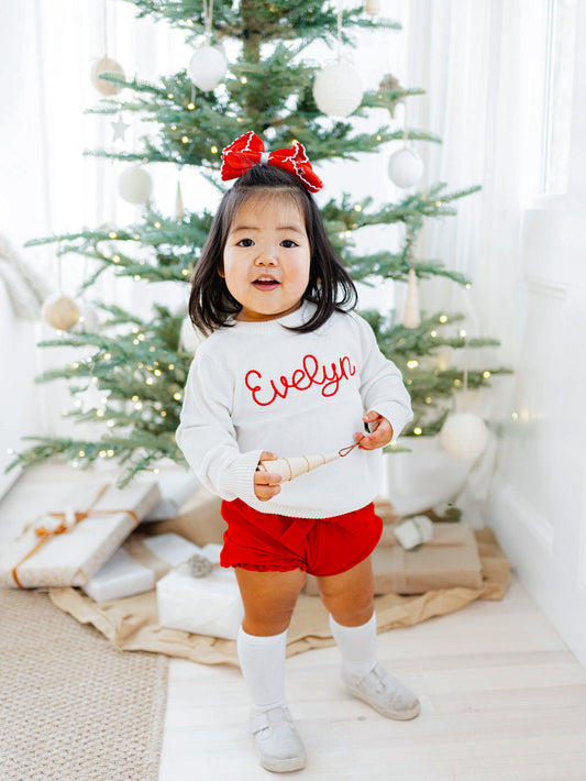 Custom name sweater