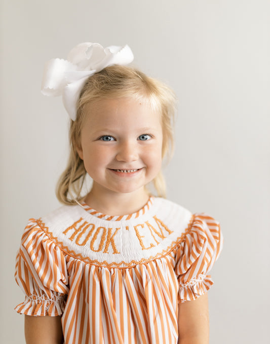 Hook ‘Em PREORDER hand smocked set
