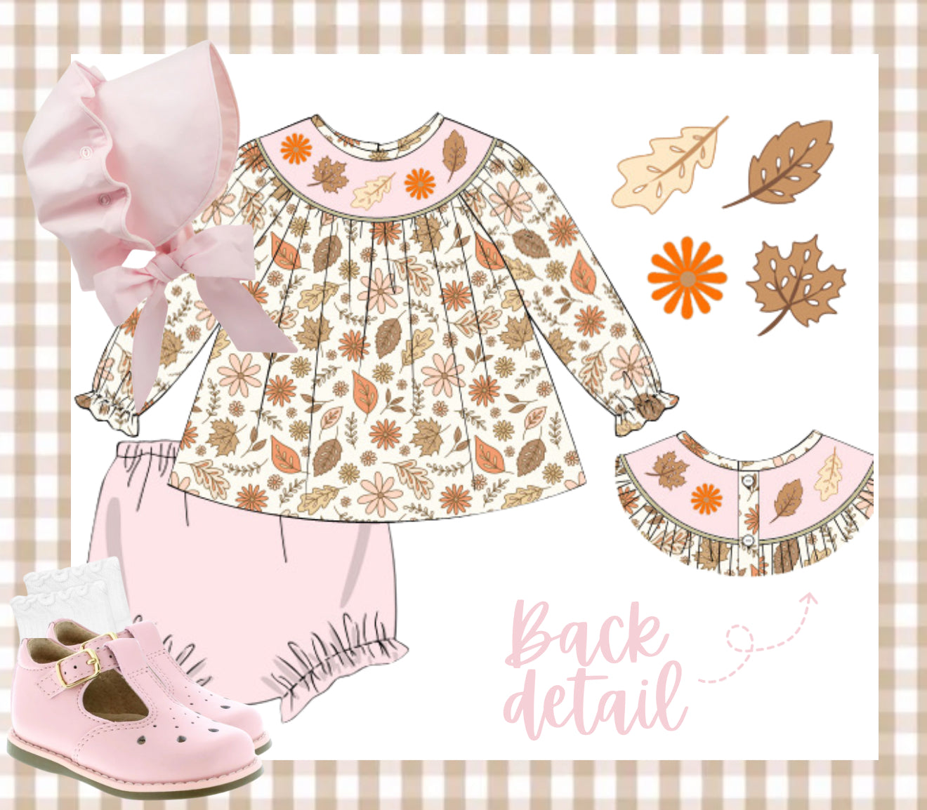 Fall leaves Smock