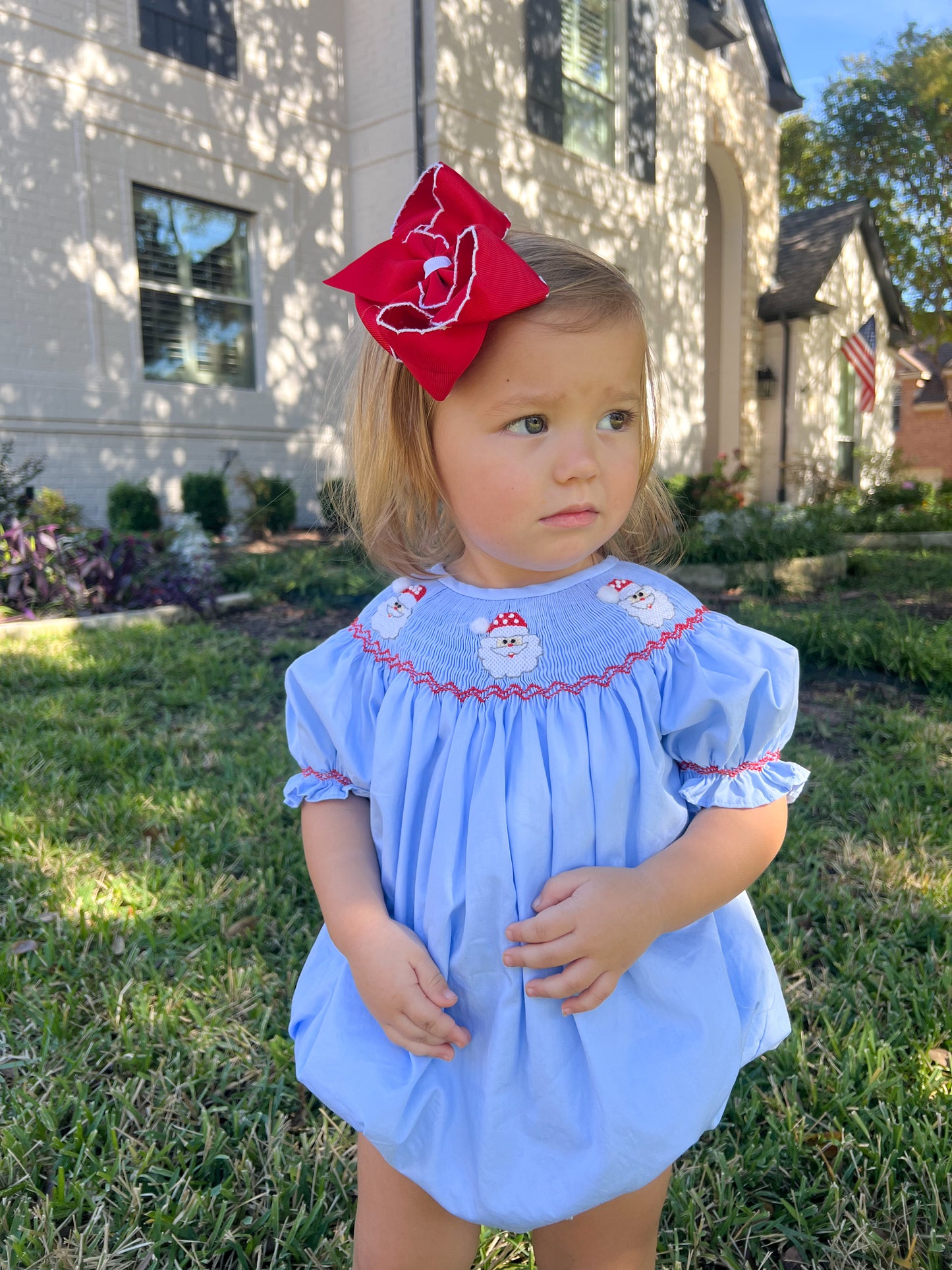 Smocked Santa bubble