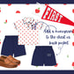 Boys back to school apples short set