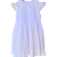 White Swiss dot dress