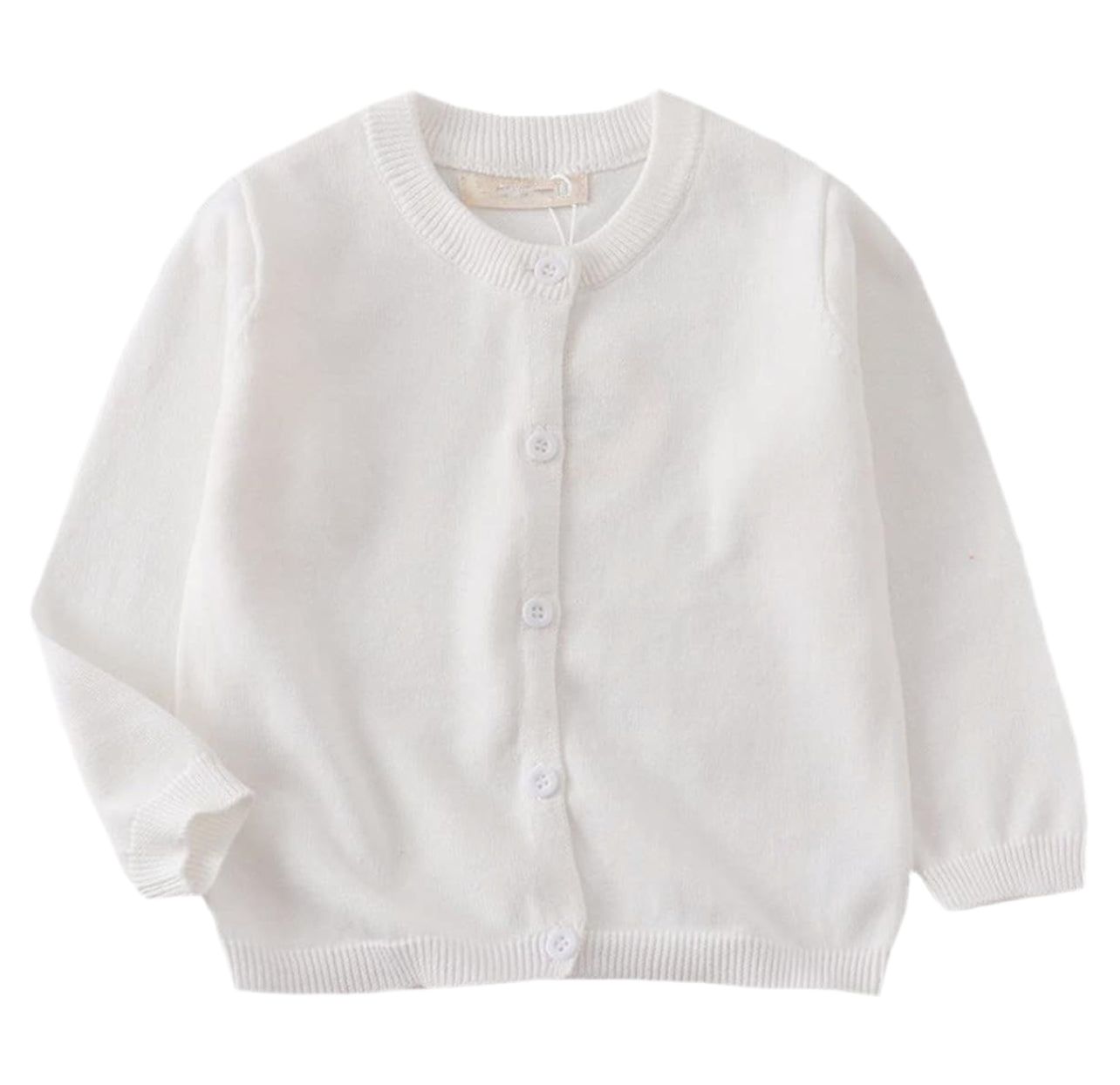 White cardigan campure sweater