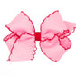 Pink and red classic bow